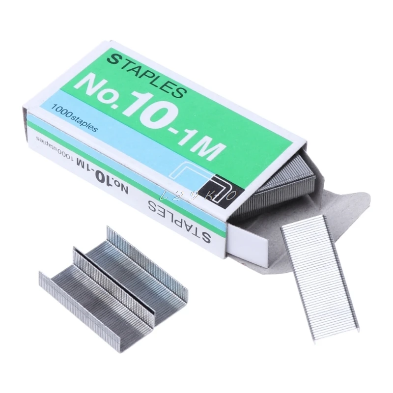 

1000Pcs/Box Metal Staples No.10 Binding Stapler Office Binding Supplies School Stationary