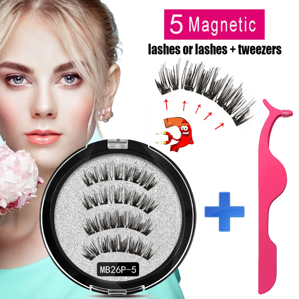 

Новые магнитные ресницы MB с 5 магнитами норковые ресницы натуральные длинные накладные ресницы Аппликатор магнитные накладные ресницы MB24P