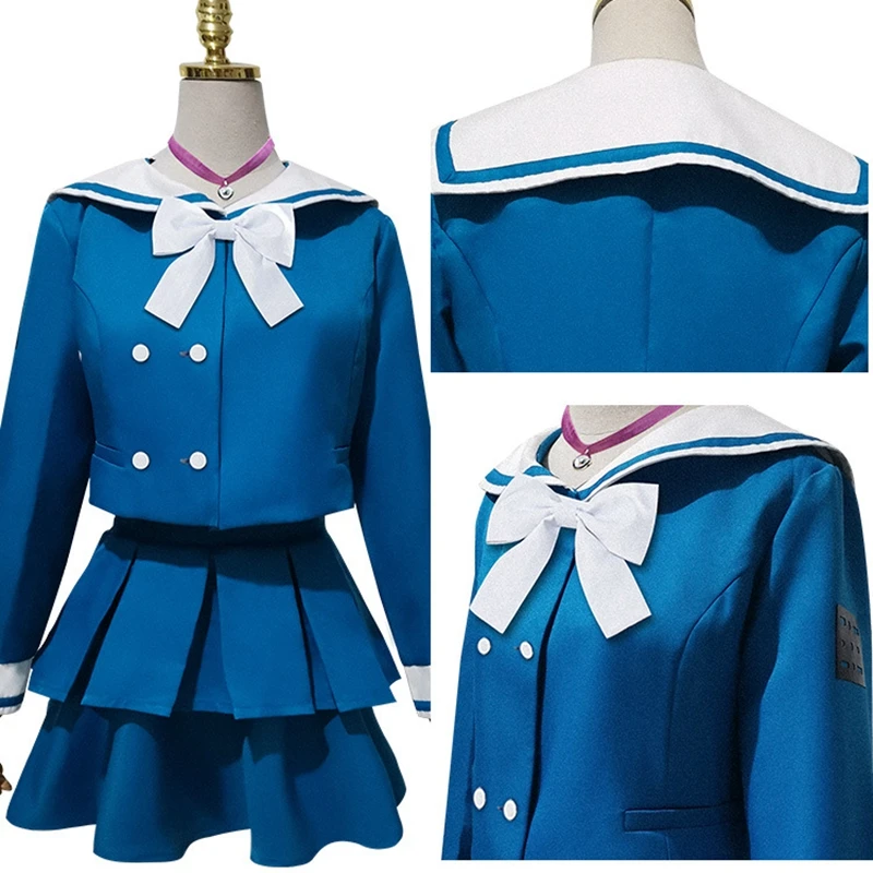 

Anime Danganronpa V3: Killing Harmony Tenko Chabashira Cosplay Costume School Uniform Dress Suit Halloween Costume Custom