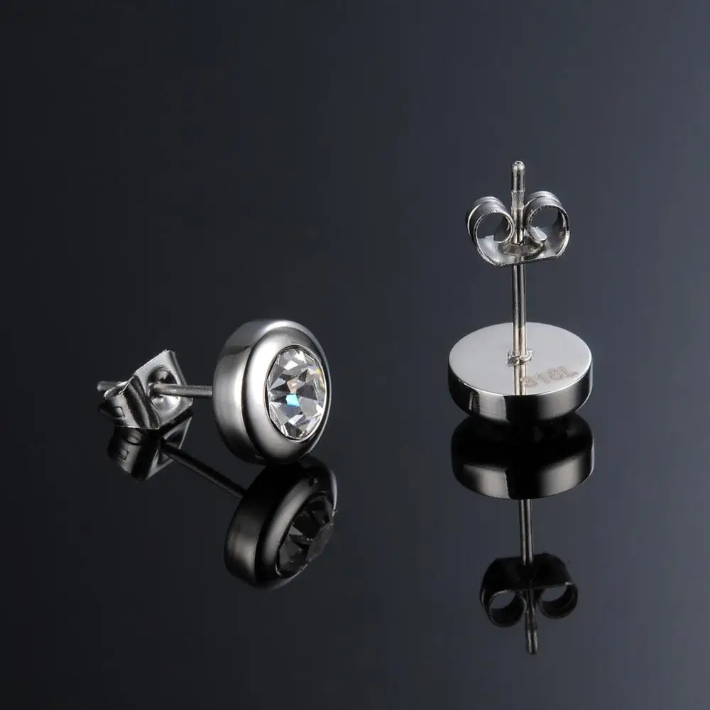 EyeYoYo модные дикие новые круглые мужские Ушные Шпильки простые|Серьги-подвески| |