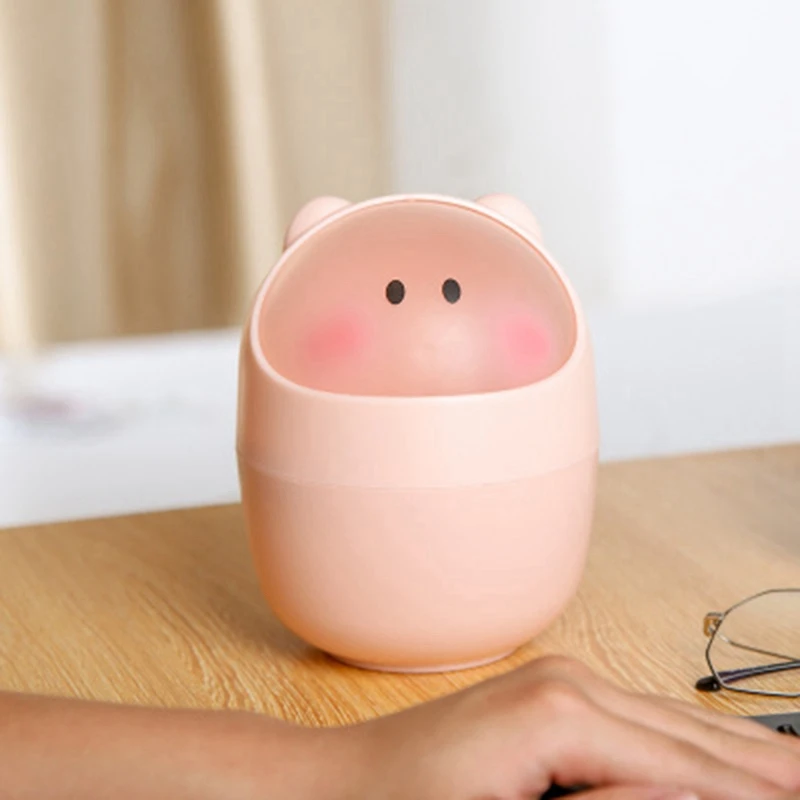 Мини мусорное ведро для мусора на столе корзина уборки баррель креативный