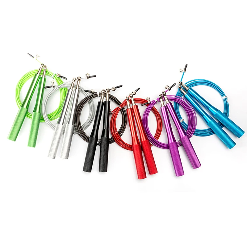 

2021 new Speed Jump Rope Professional Skipping Rope For MMA Boxing Fitness Skip Workout Training With Carrying Bag Spare Cable