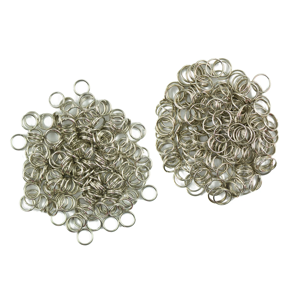 

400 Pack Steel Split Rings Jewelry Making Accessory Earrings Jump Rings Link