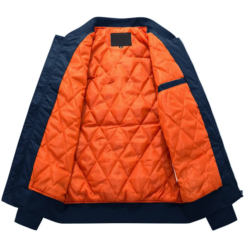 Куртка бомбер Ma1 Мужская зимняя утепленная куртка цвета хаки армейского зеленого