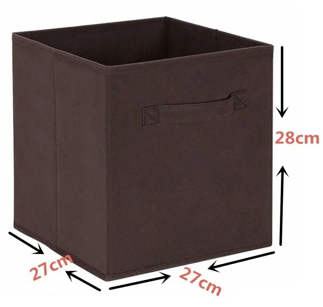 folding Non-Woven Fabric storage box Closet Cubes Bins Organizer kid toy storage bins Offices for storage Organization