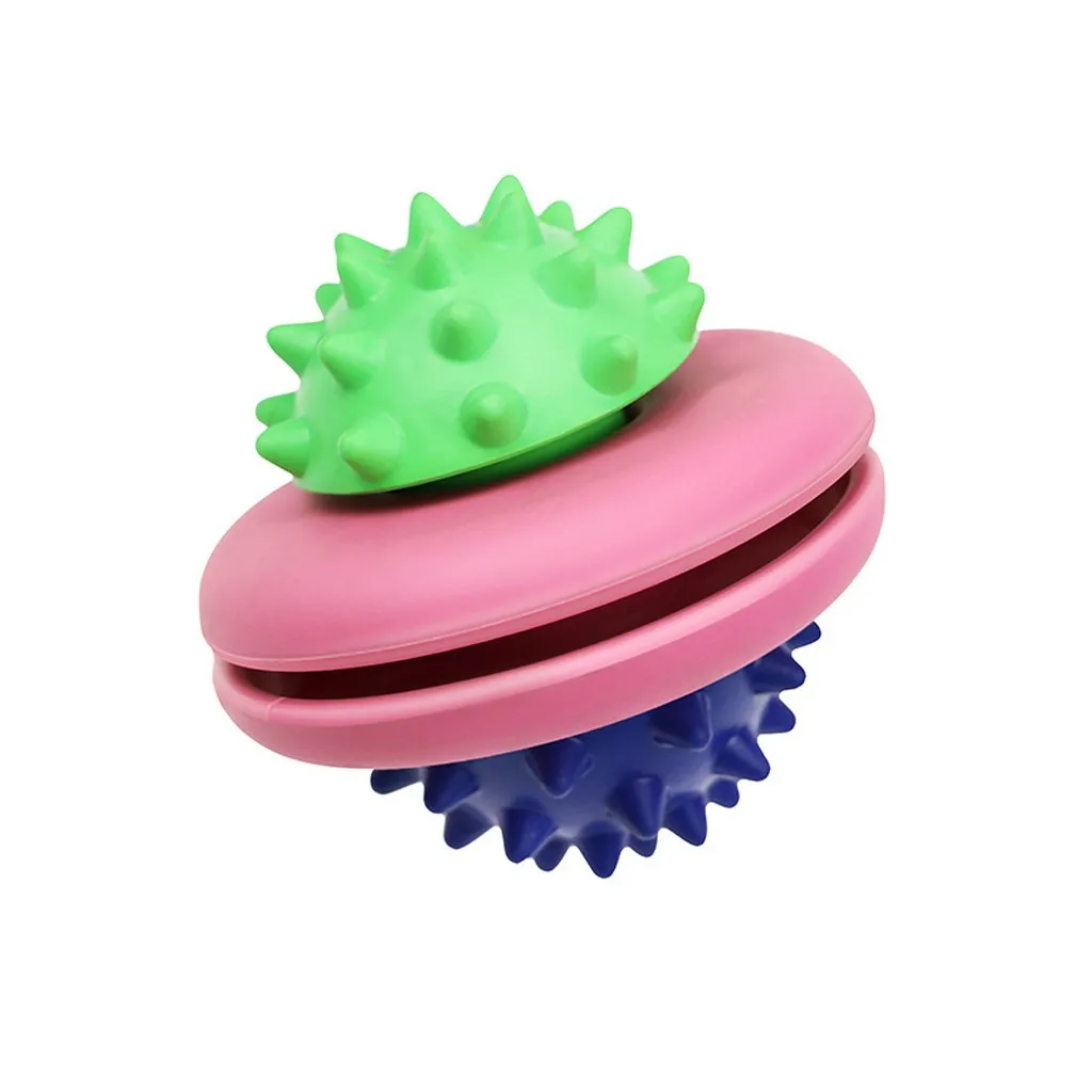 

Hot Sell Rotating Dog Flying Disc Leaking Food Interactive Ball Molaring Tooth Ball Puzzle Molar Pet Toy Bite