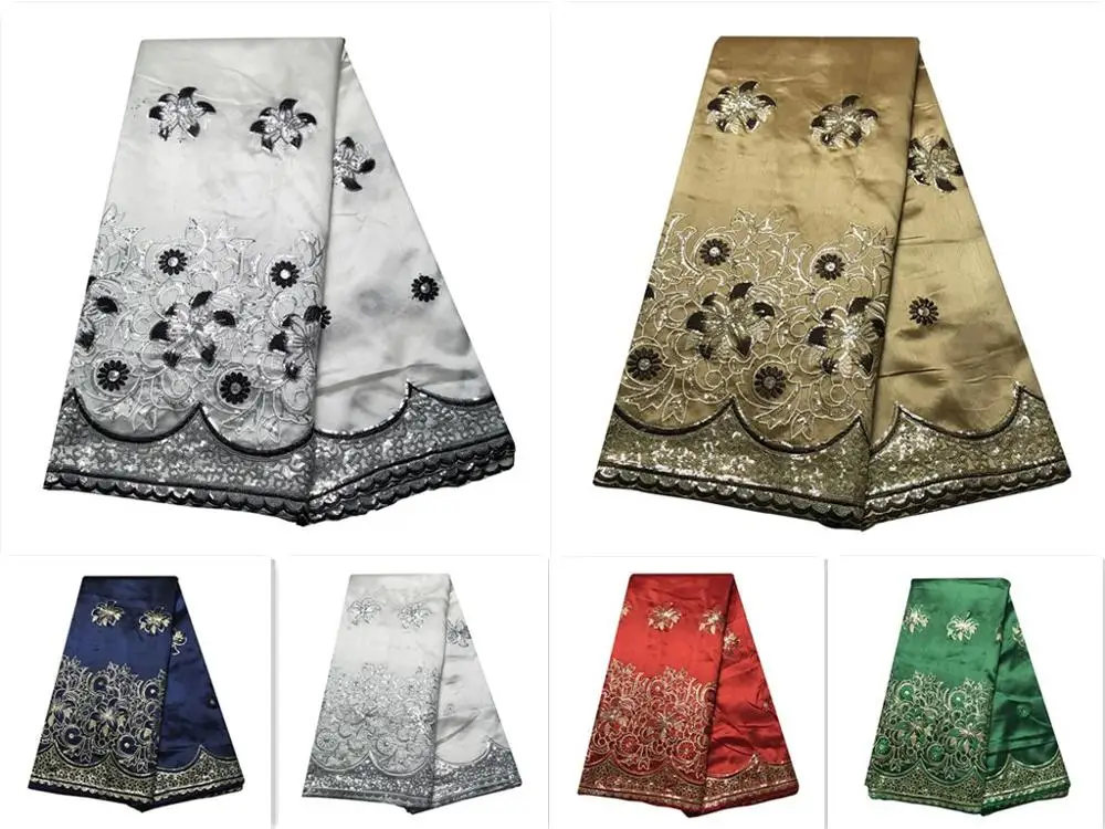 Кружевная ткань с пайетками белого и черного цвета африканская кружевная 2020