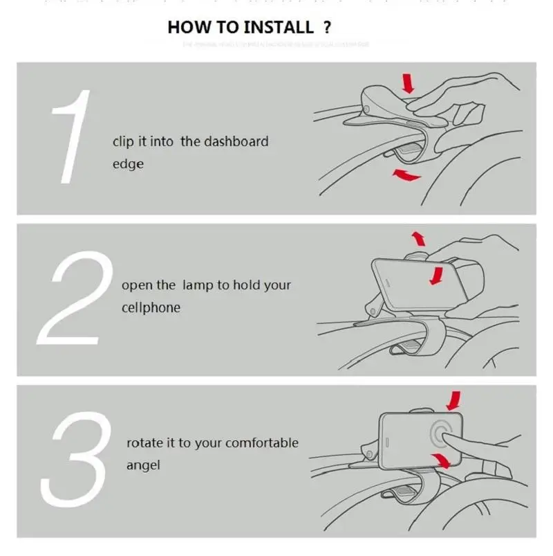 

Leopard Design Cellphone Stand Multi-function Buckle Type Mount Car Phone Holder Leopard Cheetah Navigation Dashboard Phone