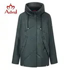 Astrid 2020 новое зимнее женское пальто Женская длинная теплая парка модная Толстая куртка капюшон био-Пух высокое качество женская одежда 9298