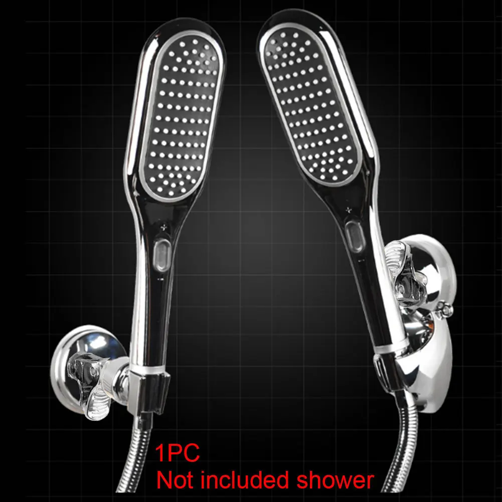 

Rack Bracket Bathroom Adjustable Shower Head Holder Vacuum Wall Mount Suction Cup Plastic