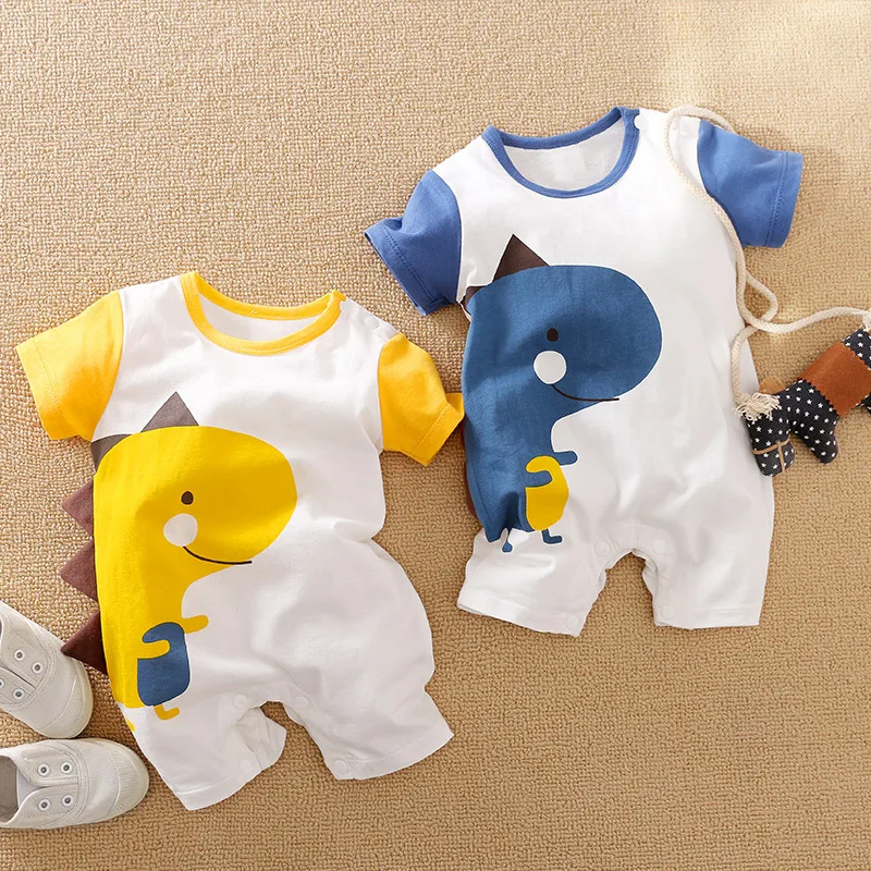 

ABEBE Anime Clothes Summer Newborn Baby Boys Rompers New Born Boy Romper Short Sleeve Onesie Infant Jumpsuits Costume Things