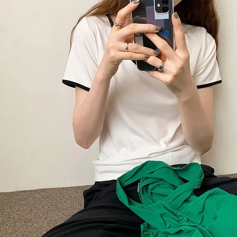 Женская футболка с коротким рукавом красная Сетчатая в стиле INS Super Fire Harbor новый