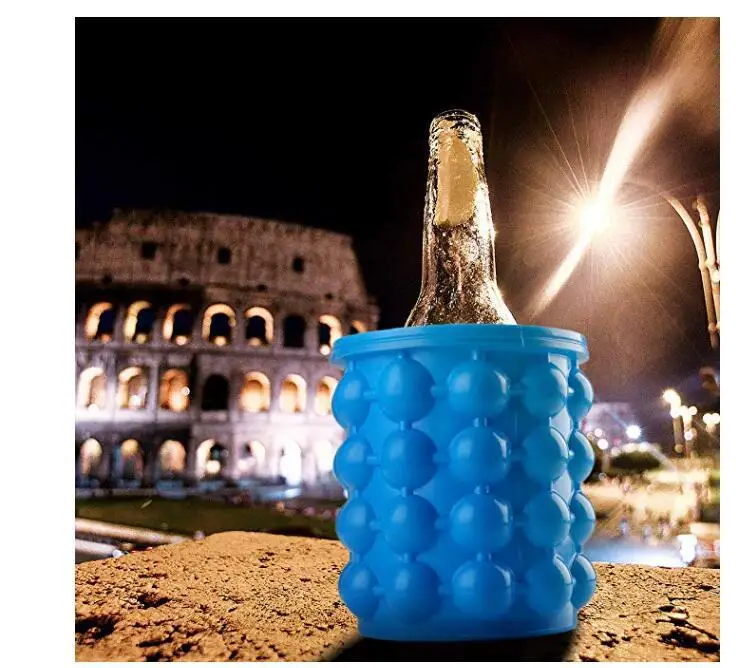 Двухцветное Силиконовое ведро для льда форма изготовления кубиков пива шкаф