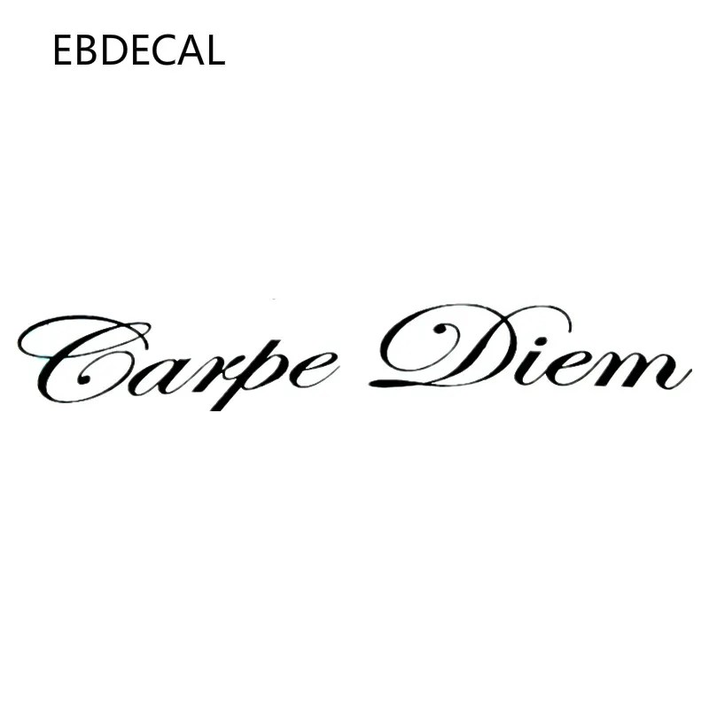Carpe Diem виниловая Светоотражающая Лазерная светящаяся наклейка для автомобиля