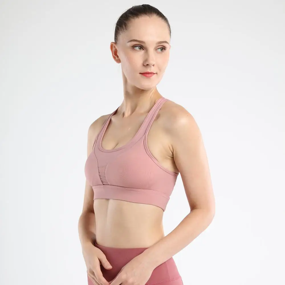 2019 Топ женский спортивный бюстгальтер с карманом для телефона компрессионное