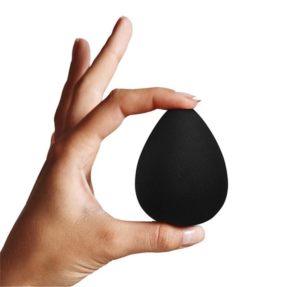 Makeup Soft Water-drop Black Beauty Egg Face Foundation Cosmetic Powder Puff Shape Wholesale |