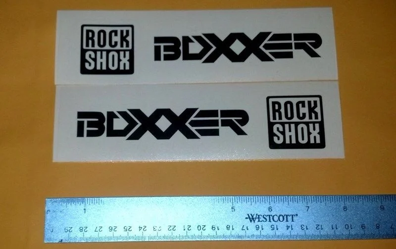 Для 2 шт. RockShox Boxxer Наклейка Лот велосипеда вилка DH MTB Freeride спуск грязи Стайлинг