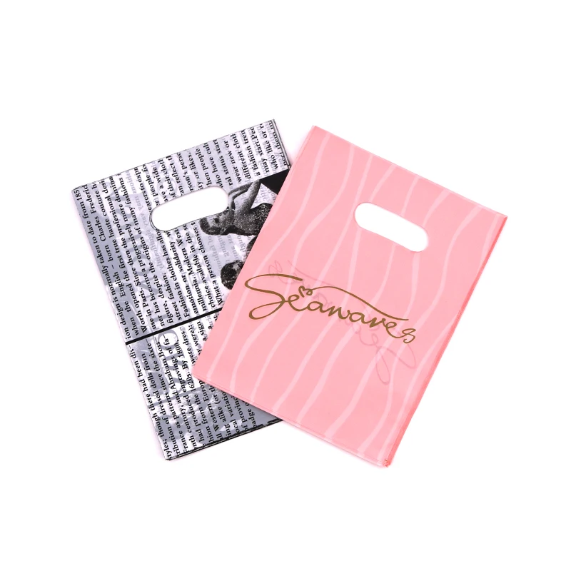 100 шт./лот 15*20 см маленькая пластиковая подарочная сумка мешочки для печати газет