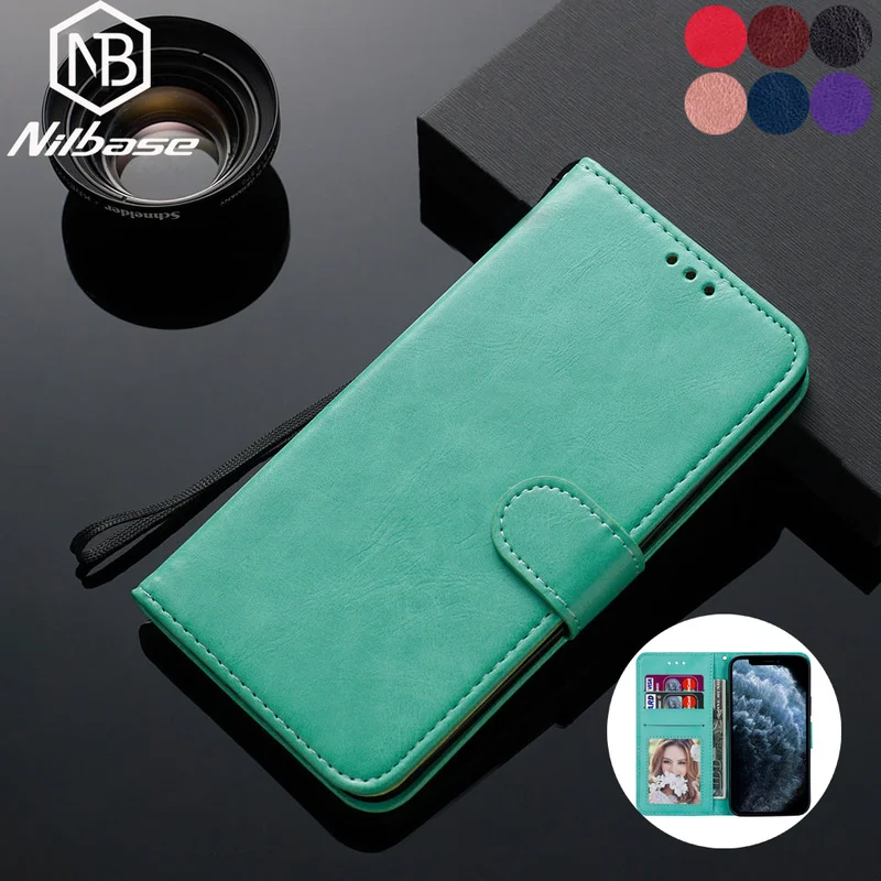 

Leather Wallet Case For iPhone 12 Mini 11 Pro Max XS XR X 8 7 6 6s Plus 5 5S SE 2020 Luxury Magnetic Flip Phone Card Cover Coque