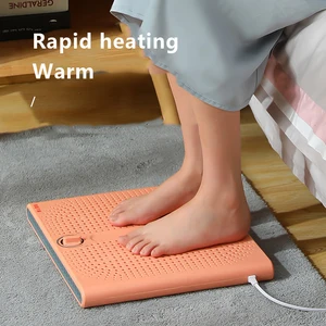 Обогреватель для ног, энергосберегающая электрическая грелка для ног под столом, для дома и офиса