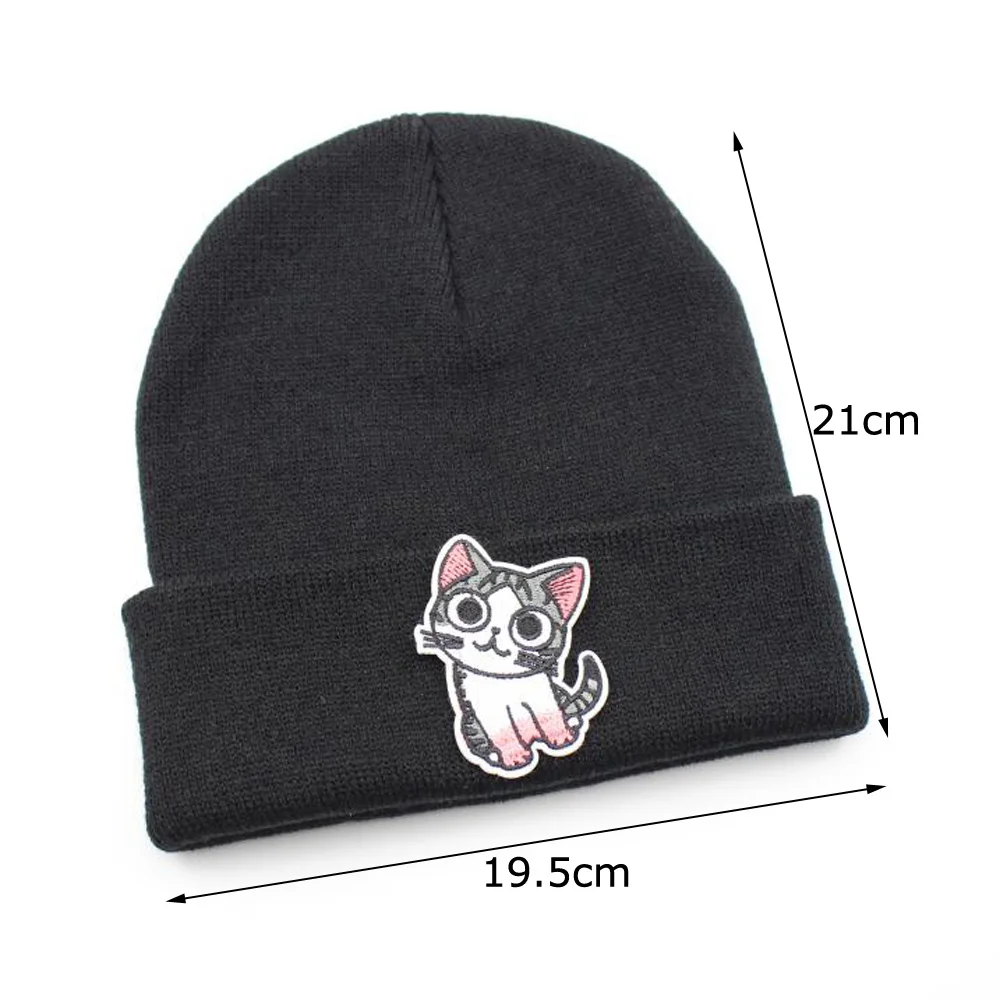 Вязаная шапка для мужчин и женщин регби стиль кошек головной убор кепка без