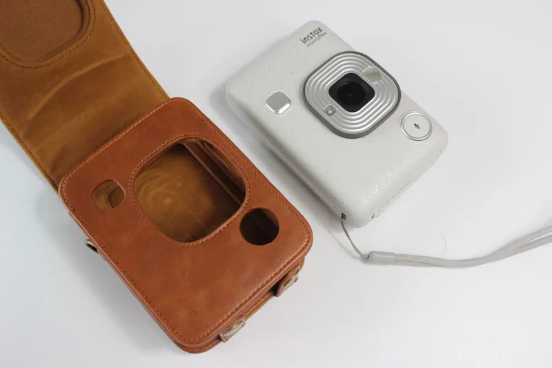 Чехол-сумка для камеры FUJIFILM instax mini LiPlay из искусственной кожи, винтажный плечевой ремень, защитный чехол для камеры