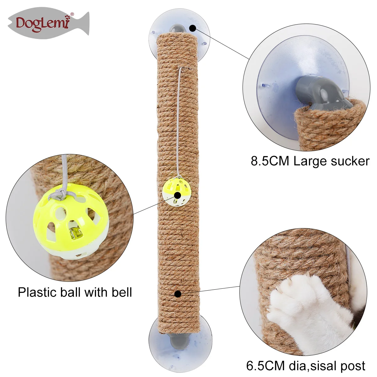 Кошачья Когтеточка игрушечная кошачья на присоске для скалолазания окно стену