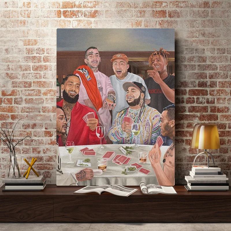 Mac miller juice wrld lil peep XXXTentacion картина на стену художественная рамка холст для