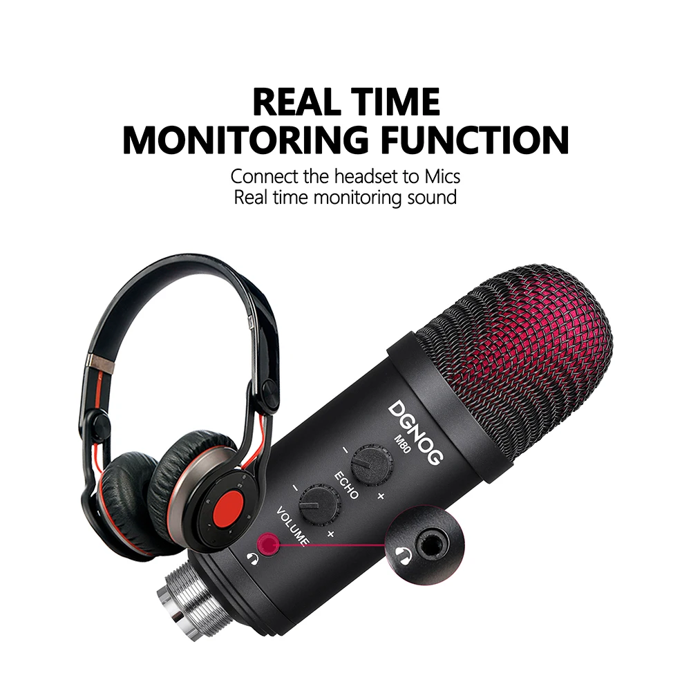 Конденсаторный USB-микрофон для ПК игровой Bluetooth-микрофон телефона с подставкой и