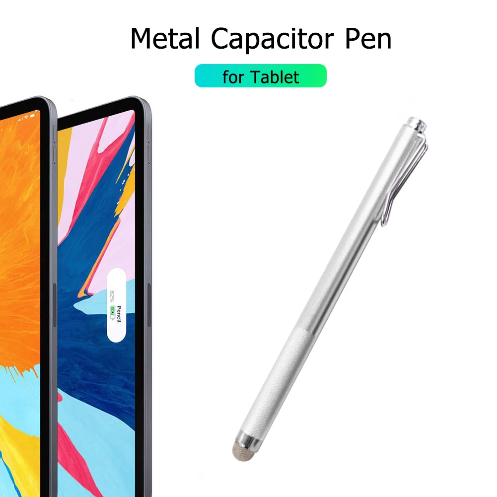 

Stylus Pen for Touch Screens Fiber Tip Capacitive Touchscreen Stylus Pen with Metal Clip for iOS Android Phone Tablet