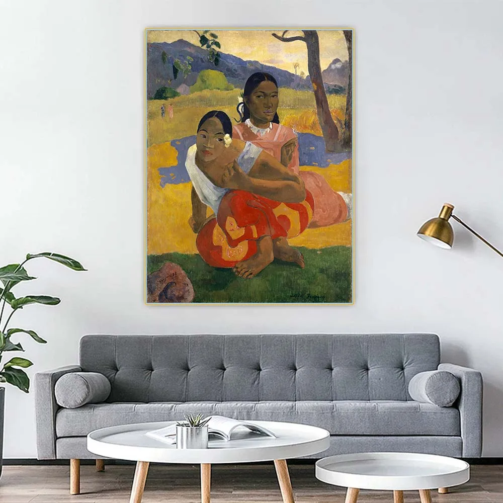 Классическая картина маслом на холсте пол гаугин Когда вы выйдете за свадьбу