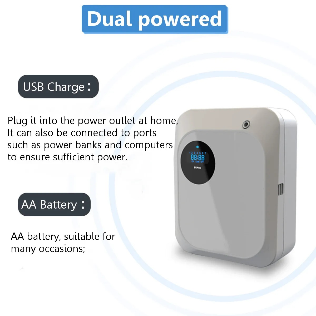 

100ml Hotel Lobby Perfume Diffuser Machine Wall Mounted Aroma Nebulizer Air Purifier Scent Unit Dispenser Aroma System