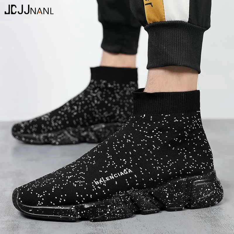 Кроссовки Мужская обувь Новинка 2019 года носки из сетчатой ткани стильная женская