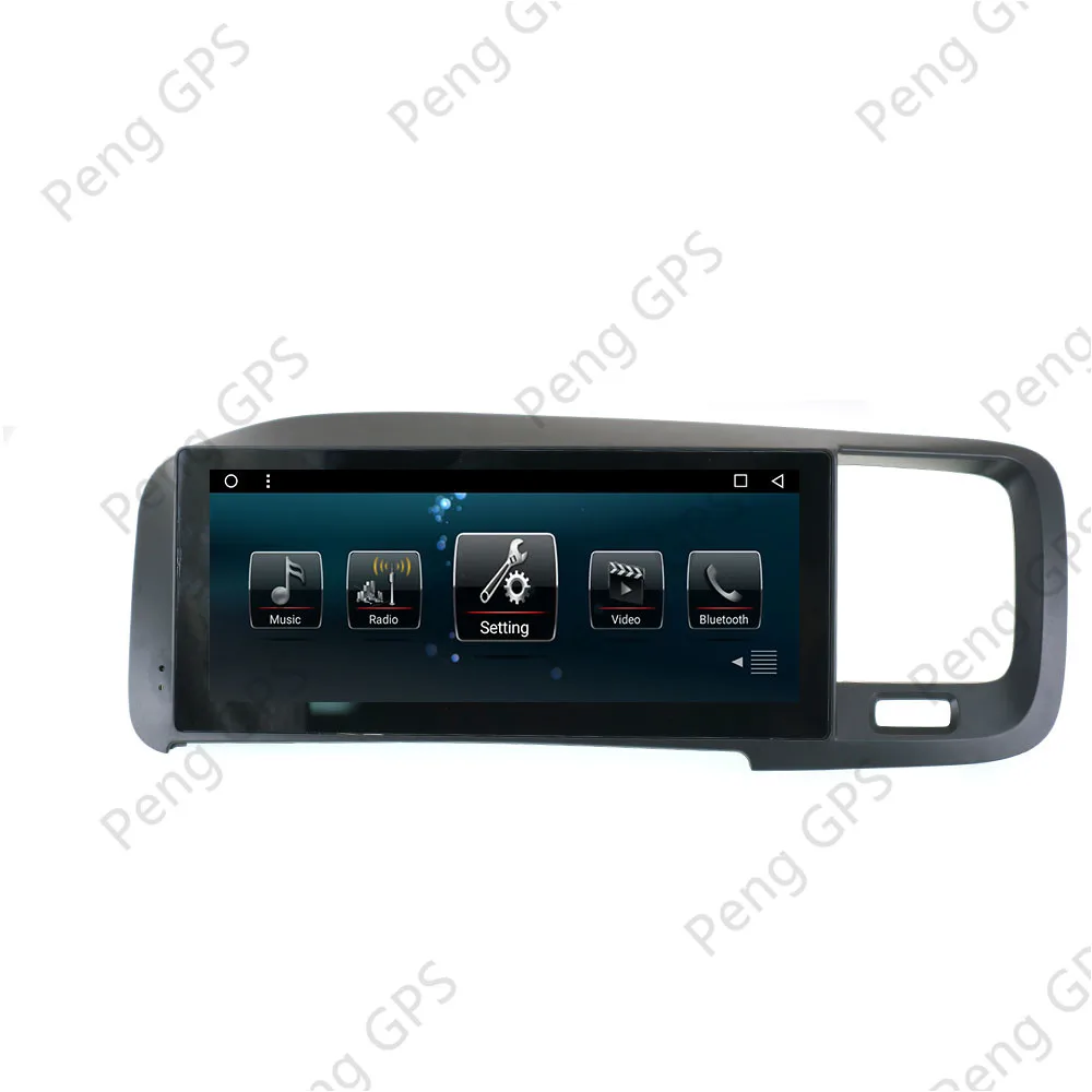 Andorid 7,1 8,8 дюймов RAM2G+ 32G автомобильный стерео радио для Volvo S60 V60 2011 2012- gps навигация Авто Стерео полный сенсорный головное устройство