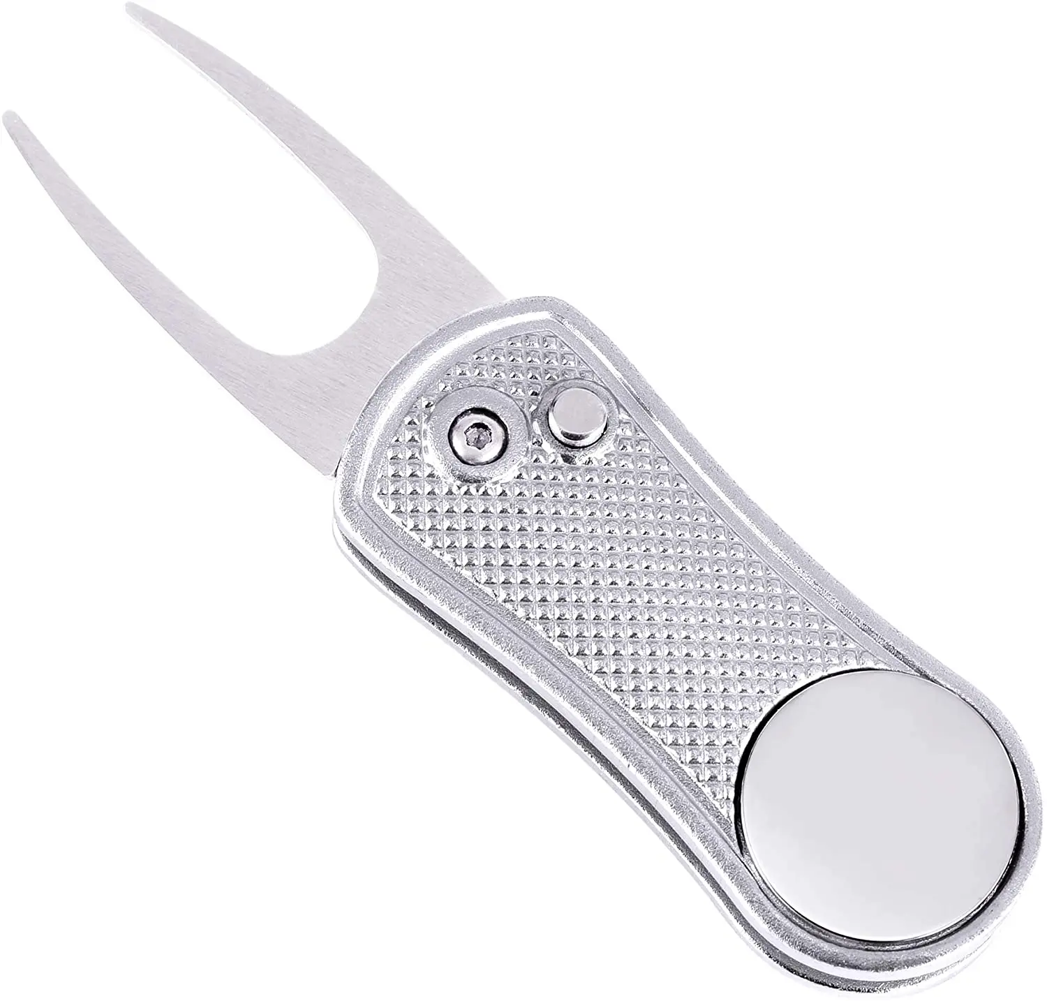 Custom Golf Divot инструмент для сублимации пустой ремонта Мини Складной Маркер Шаг