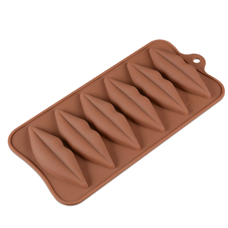 В форме сердца розы формы шоколада помадки силиконовой 18 Еда Класс силиконовый