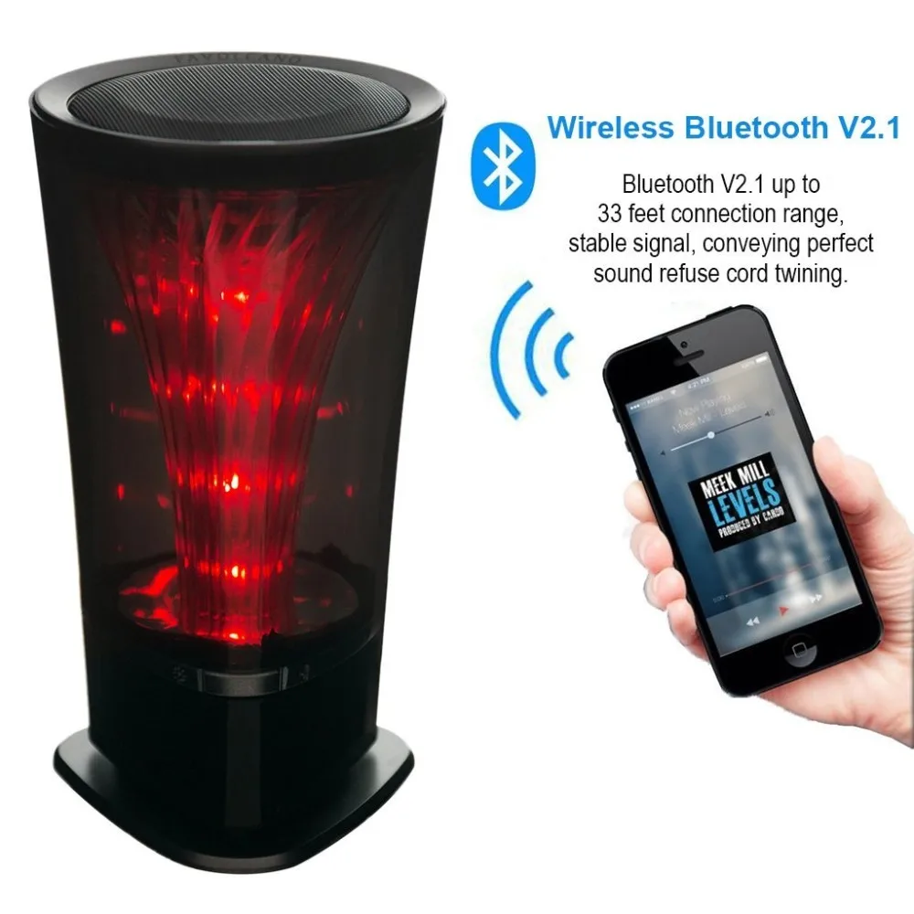 Laiyiqi светодиодный импульсный стакан цветные bluetooth колонки свет ночник
