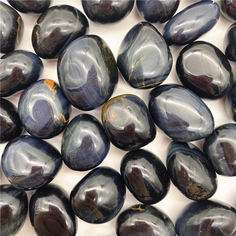 

Drop Shipping 100g Natural Blue Tiger Eye Tumble Stone Rock Chips Beads Minerals Gravel Specimen Natural Stones and Crystals