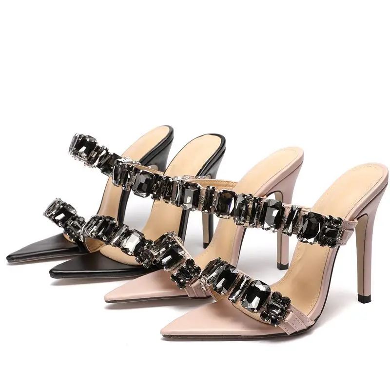 

Ins hot sale heels crystal