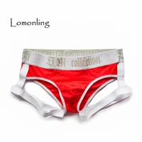 lomonling 2019 mens briefs sexy underwear men d m mens underwear dress strap briefs low waist sexy tight personality cotton