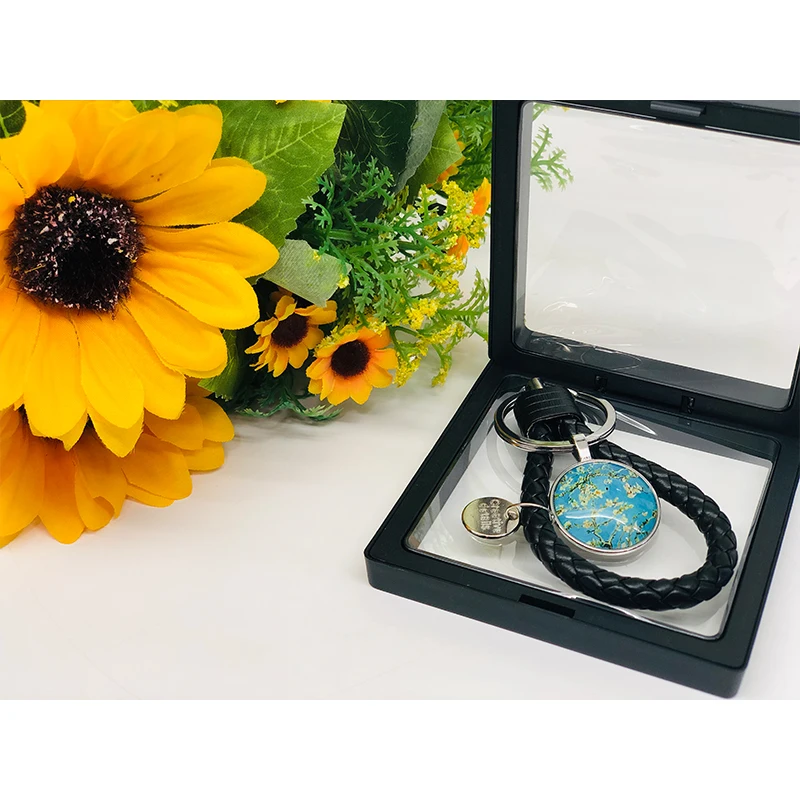 

JIESMART artistic key chain oil painting famous museum souvenirs custom design no MOQ