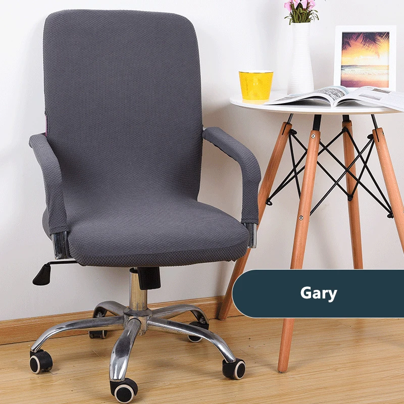 Эластичный тканевый чехол для офисного стула из спандекса легко моющийся