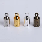 Обжимной соединитель для браслета, кожаного шнура, 5x12 мм, 100 шт.лот