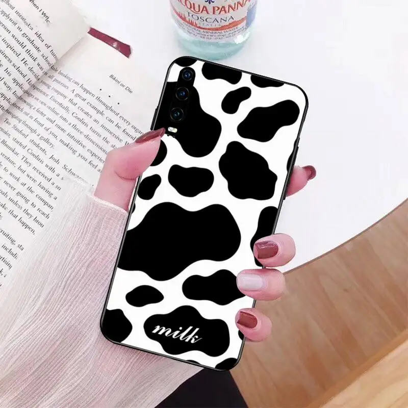 HPCHCJHM супер горячий корова шаблон Bling милый чехол для телефона Huawei P40 P30 P20 lite Pro Mate 20
