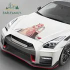 EARLFAMILY 43 см x 28,7 см крутые большие автомобильные наклейки для Darling In The Franxx Zero Two аниме Сексуальные виниловые наклейки для автомобиля, декор всего тела