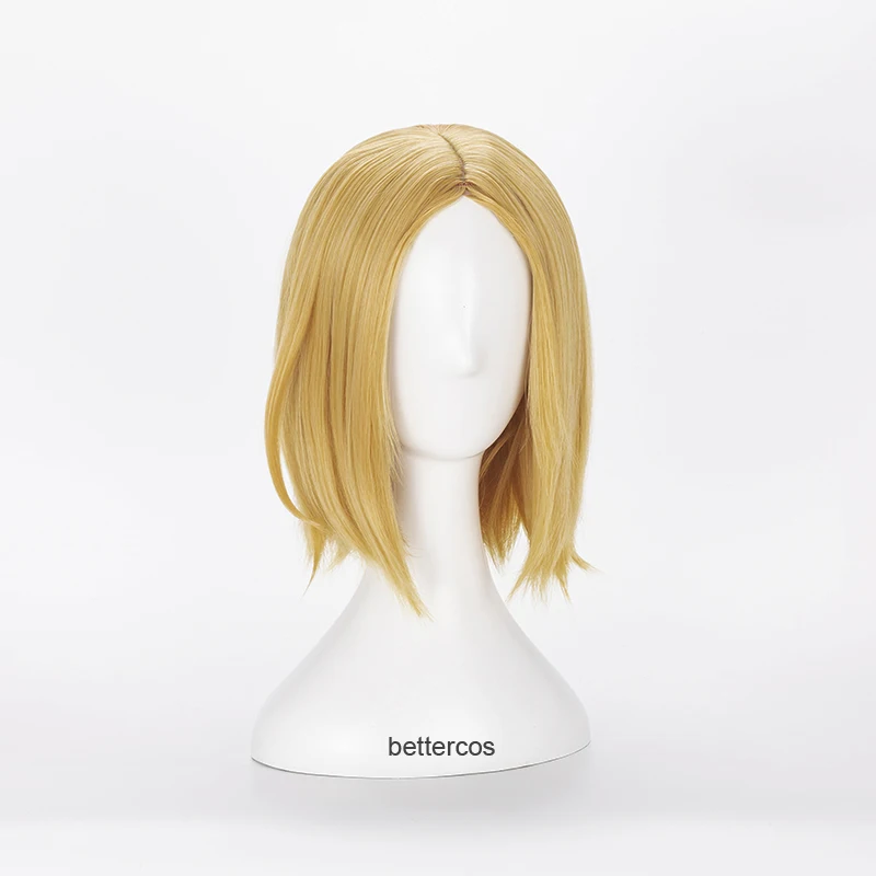 Парик для косплея из Хеталии Польши Axis Powers короткие прямые золотые термостойкие