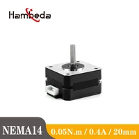 1 8 degree nema14 stepper motor 20mm height 0 4a 3v step motor 4 lead for 3d printer and engraving machine