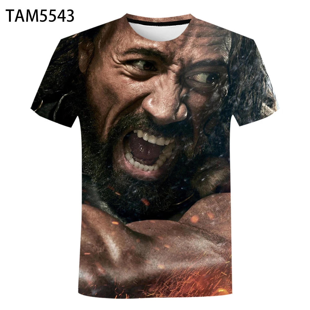 Футболка Hercules с 3D принтом для мужчин и женщин модный ретро Топ коротким рукавом