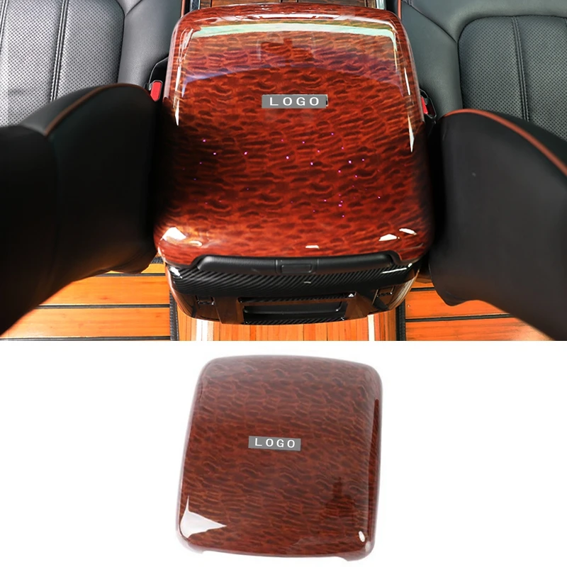 10 Pcmos персиковое дерево ABS центр подлокотник поверхность Накладка для Nissan Patrol Y62 2010- интерьер молдинги наклейки аксессуары - Название цвета: 10