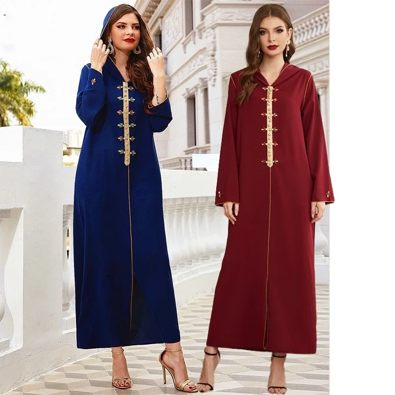 

Muslim Fashion Abaya Dubai Turkey Hijab Dress Islam Clothing African Long Dresses For Women Robe De Moda Musulman Djellaba Femme